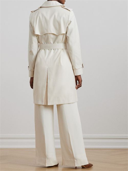 DOUBLE-BREASTED TRENCH COAT LAUREN RALPH LAUREN | 297967122004101 NATURAL